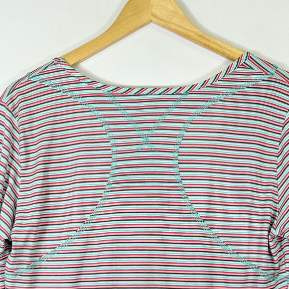 Gramicci Womens Medium Striped Long Sleeve Quick Dry Outdoors Active Shirt Top - Picture 5 of 7